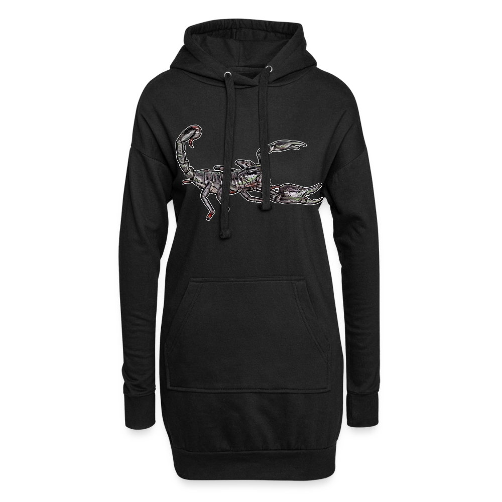 Hoodie-Kleid Heterometrus silenus - Schwarz