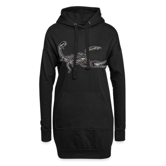 Hoodie-Kleid Heterometrus silenus - Schwarz