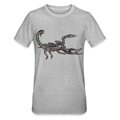 Unisex T-Shirt Heterometrus silenus - Grau meliert