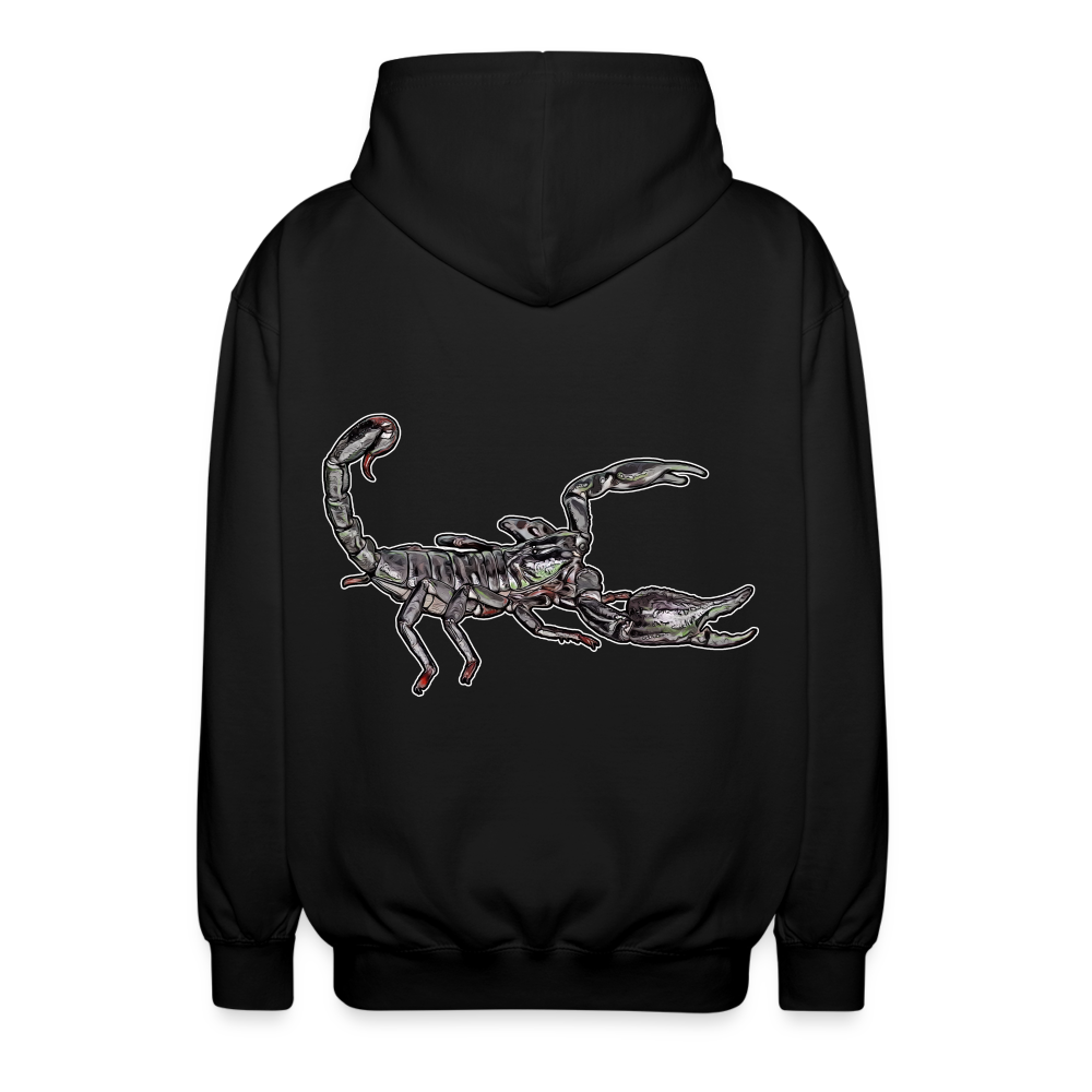 Unisex Zip-Hoodie Heterometrus silenus - Schwarz