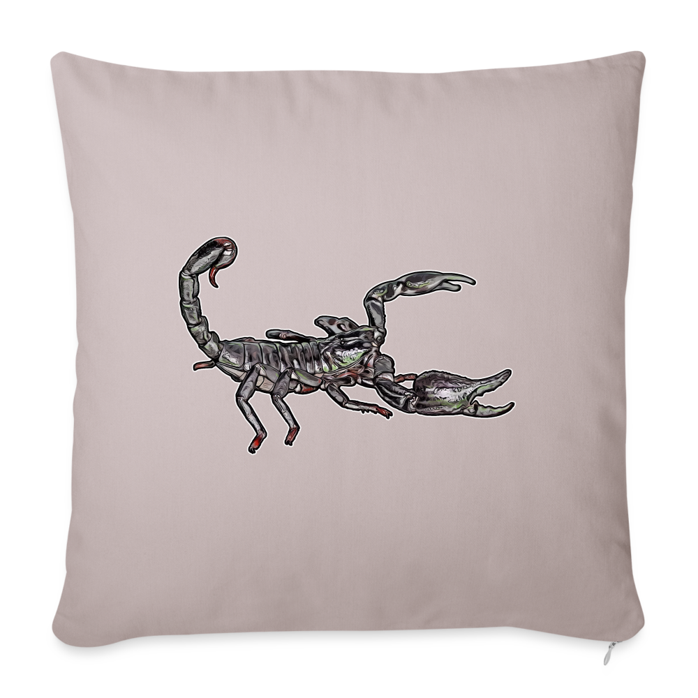 Sofakissen mit Füllung 44 x 44 cm Heterometrus silenus - helles Taupe