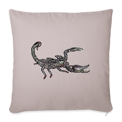 Sofakissen mit Füllung 44 x 44 cm Heterometrus silenus - helles Taupe