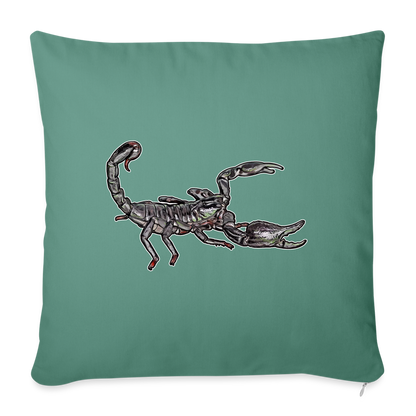 Sofakissen mit Füllung 44 x 44 cm Heterometrus silenus - Tanngrün