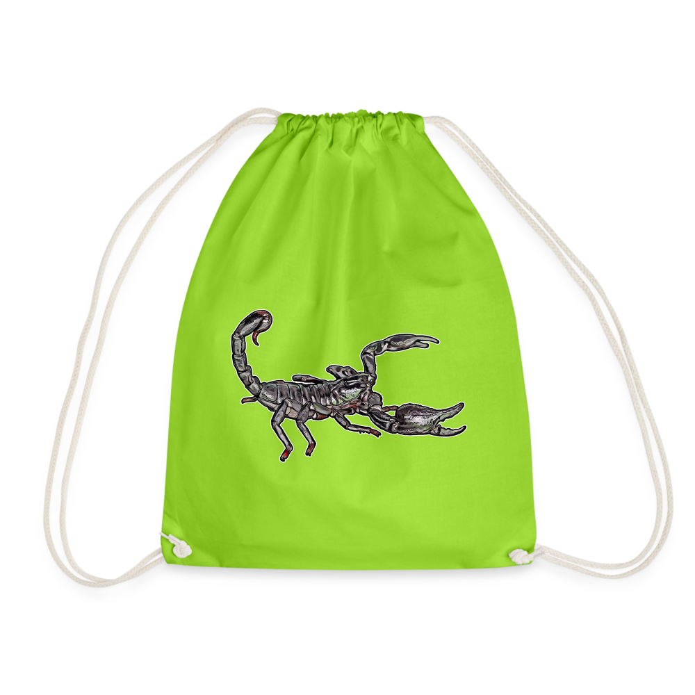 Turnbeutel Heterometrus silenus - Neongrün