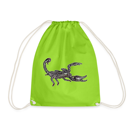 Turnbeutel Heterometrus silenus - Neongrün