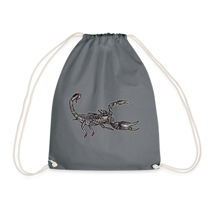 Turnbeutel Heterometrus silenus - Grau