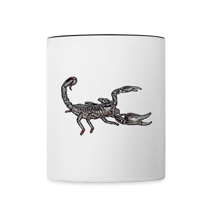 Tasse farbig Heterometrus silenus - Weiß/Schwarz