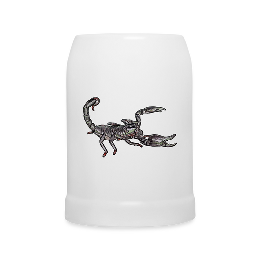 Bierkrug Heterometrus silenus - weiß