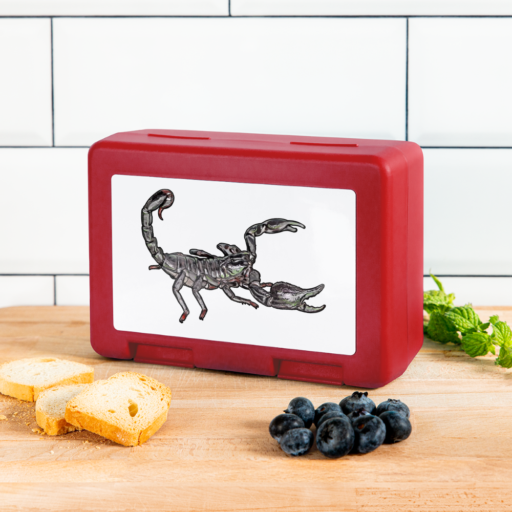 Lunchbox Heterometrus silenus - Rot