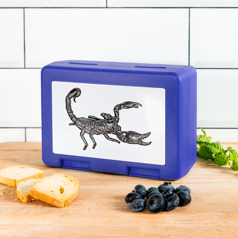 Lunchbox Heterometrus silenus - Royalblau