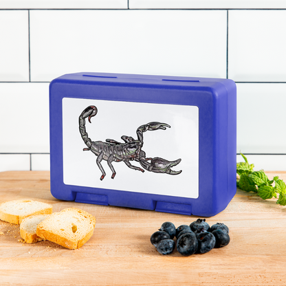 Lunchbox Heterometrus silenus - Royalblau