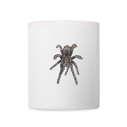 Tasse farbig Pamphobeteus sp Machala juvenile - Weiß/Pink