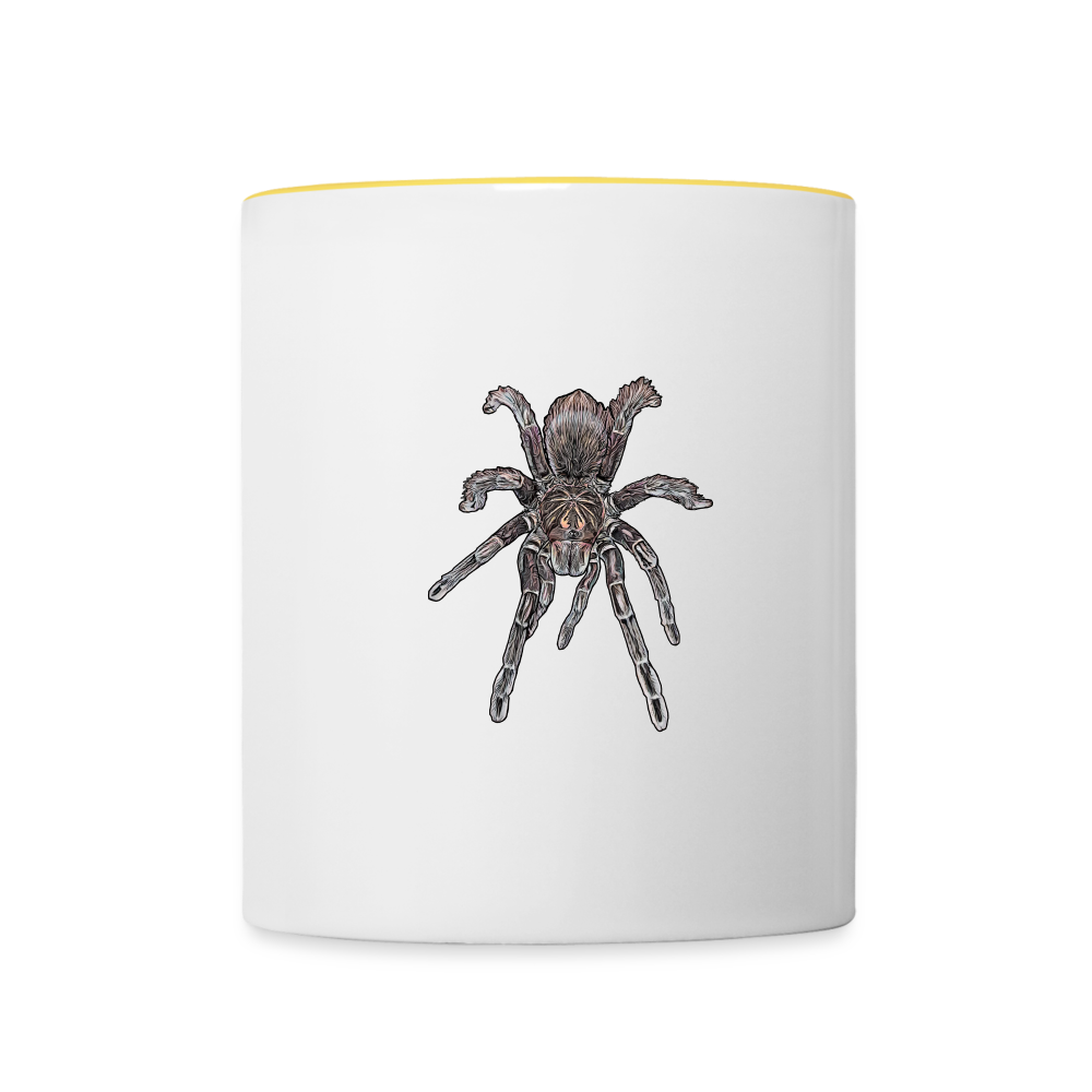 Tasse farbig Pamphobeteus sp Machala juvenile - Weiß/Gelb