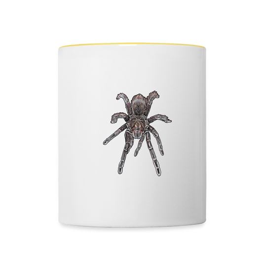 Tasse farbig Pamphobeteus sp Machala juvenile - Weiß/Gelb