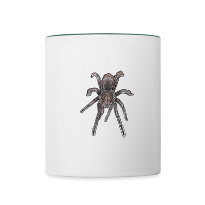 Tasse farbig Pamphobeteus sp Machala juvenile - Weiß/Dunkelgrün