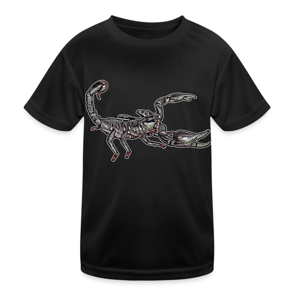 Kinder Funktions-T-Shirt Heterometrus silenus - Schwarz