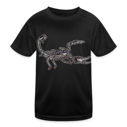 Kinder Funktions-T-Shirt Heterometrus silenus - Schwarz
