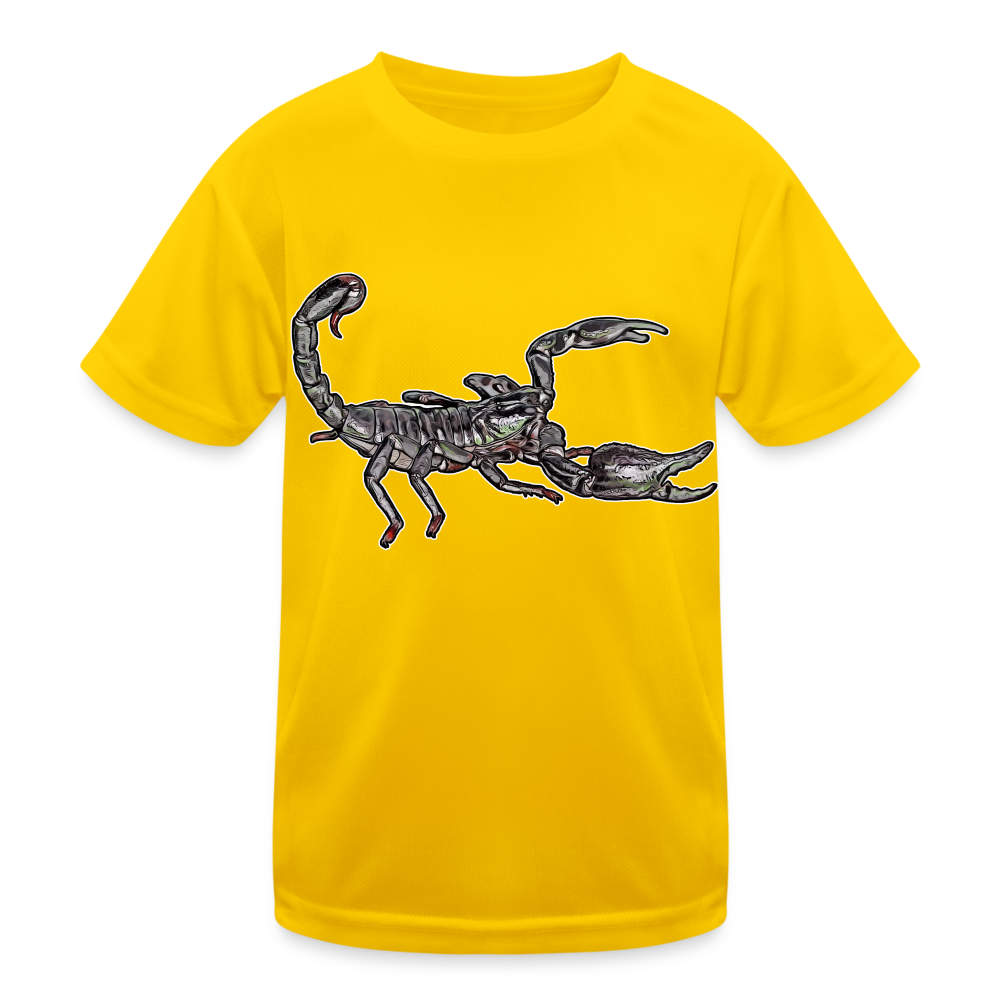 Kinder Funktions-T-Shirt Heterometrus silenus - Eigelb