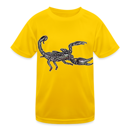 Kinder Funktions-T-Shirt Heterometrus silenus - Eigelb
