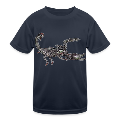 Kinder Funktions-T-Shirt Heterometrus silenus - Navy