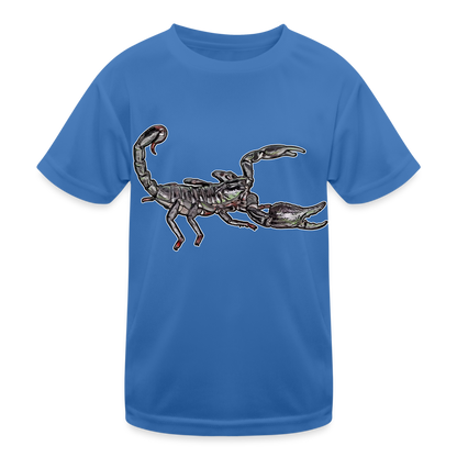 Kinder Funktions-T-Shirt Heterometrus silenus - Königsblau