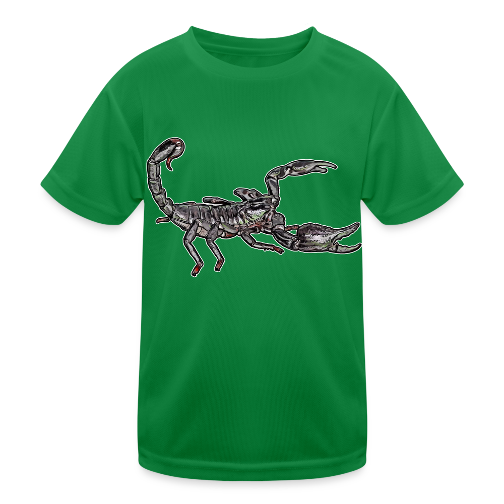 Kinder Funktions-T-Shirt Heterometrus silenus - Kelly Green