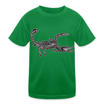 Kinder Funktions-T-Shirt Heterometrus silenus - Kelly Green