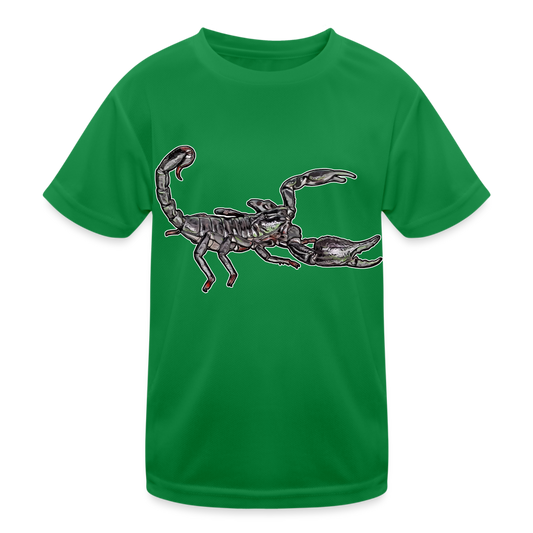 Kinder Funktions-T-Shirt Heterometrus silenus - Kelly Green