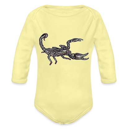 Baby Body lang Heterometrus silenus - Hellgelb