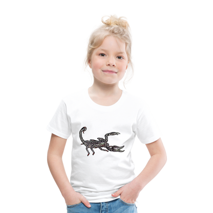 Kinder Basic T-Shirt Heterometrus silenus - weiß