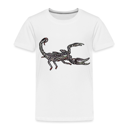 Kinder Basic T-Shirt Heterometrus silenus - weiß