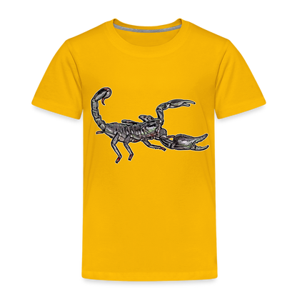 Kinder Basic T-Shirt Heterometrus silenus - Sonnengelb