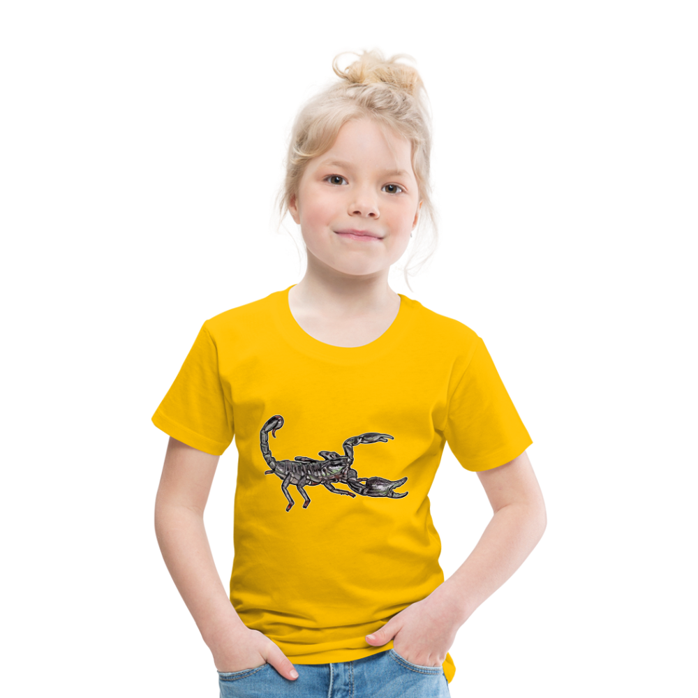 Kinder Basic T-Shirt Heterometrus silenus - Sonnengelb