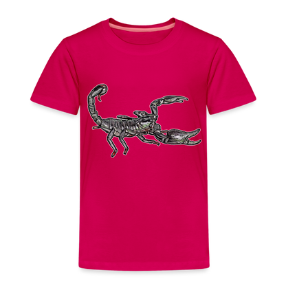 Kinder Basic T-Shirt Heterometrus silenus - dunkles Pink