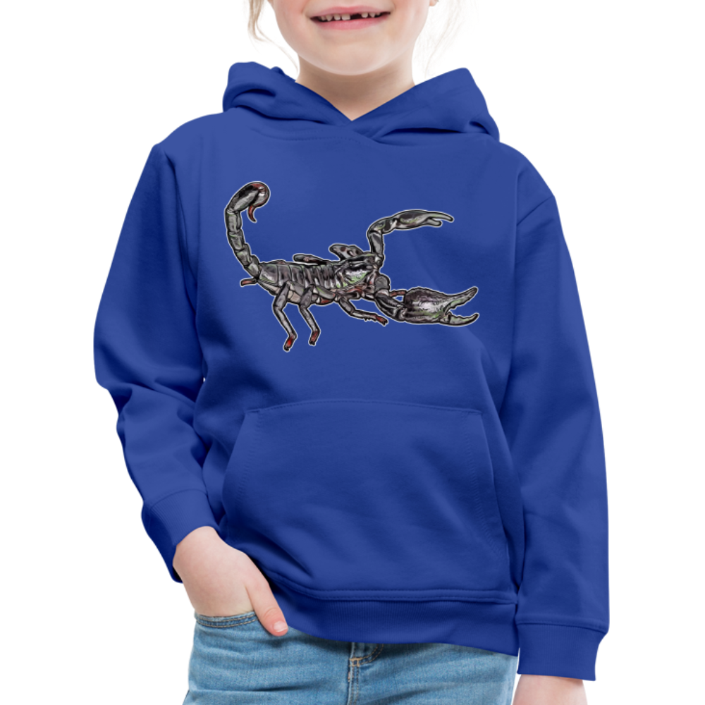 Kinder Hoodie Heterometrus silenus - Royalblau
