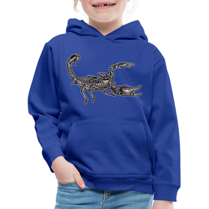Kinder Hoodie Heterometrus silenus - Royalblau