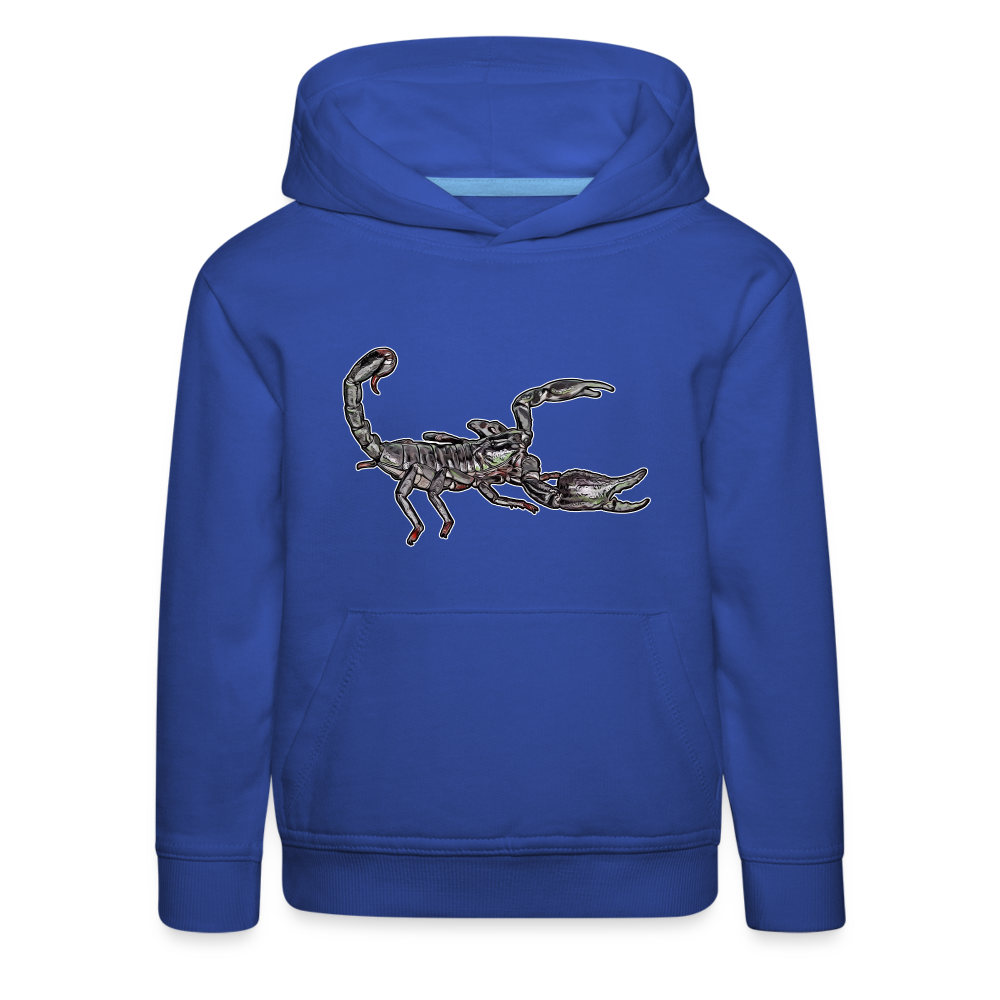 Kinder Hoodie Heterometrus silenus - Royalblau