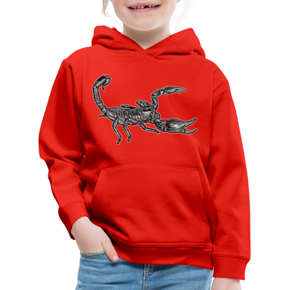 Kinder Hoodie Heterometrus silenus - Rot