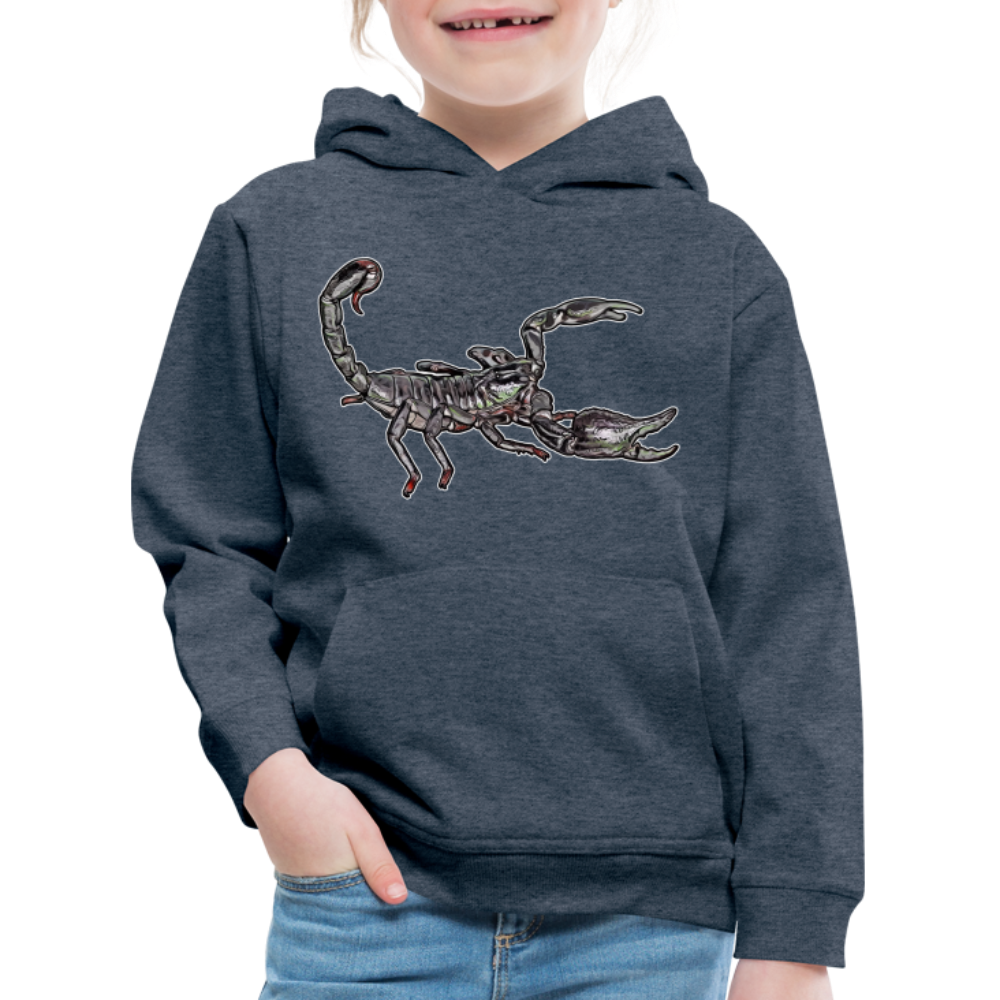 Kinder Hoodie Heterometrus silenus - Jeansblau