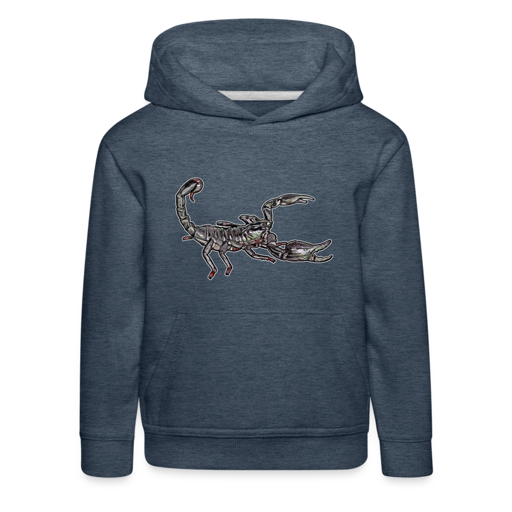 Kinder Hoodie Heterometrus silenus - Jeansblau