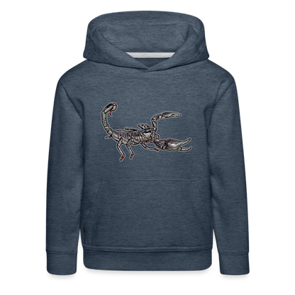 Kinder Hoodie Heterometrus silenus - Jeansblau