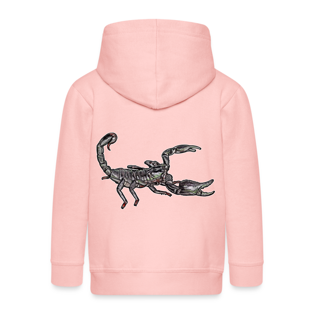 Kinder/ Teenager Zip-Hoodie Heterometrus silenus - Kristallrosa