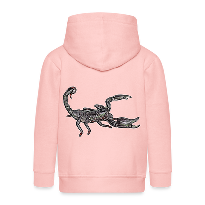 Kinder/ Teenager Zip-Hoodie Heterometrus silenus - Kristallrosa
