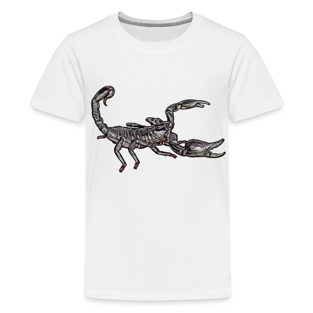 Teenager Basic T-Shirt Heterometrus silenus - weiß