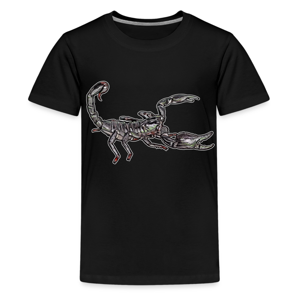 Teenager Basic T-Shirt Heterometrus silenus - Schwarz