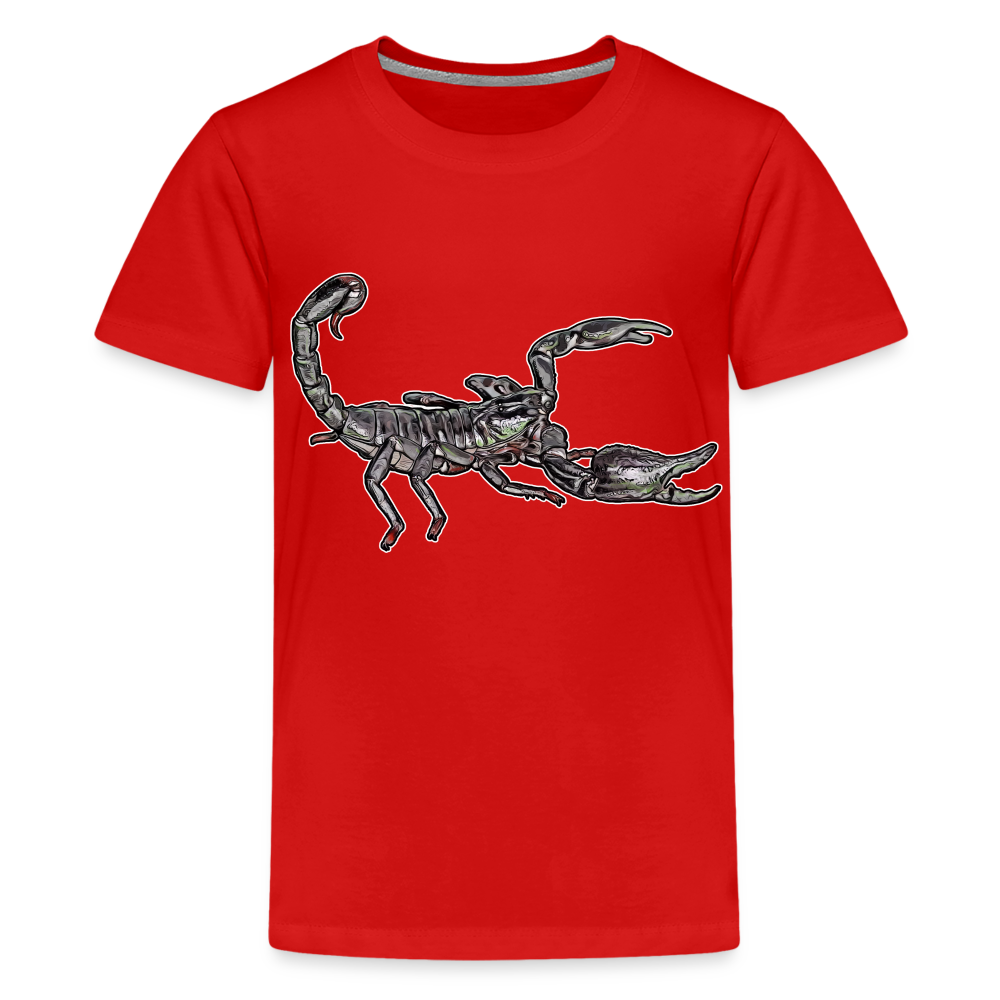 Teenager Basic T-Shirt Heterometrus silenus - Rot
