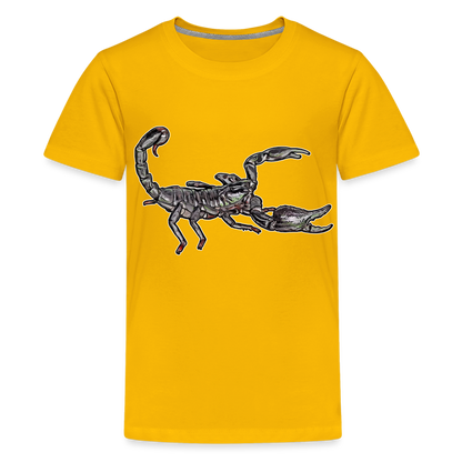 Teenager Basic T-Shirt Heterometrus silenus - Sonnengelb