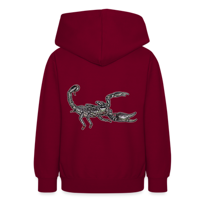 Teenager Hoodie Heterometrus silenus - Bordeaux