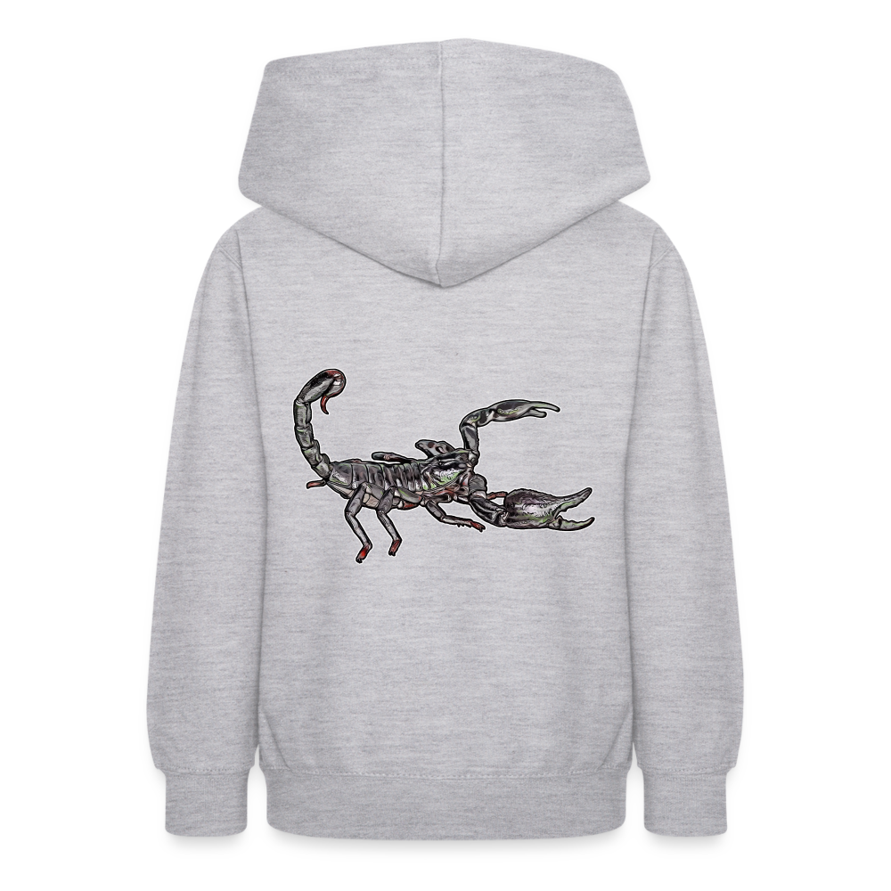 Teenager Hoodie Heterometrus silenus - Hellgrau meliert