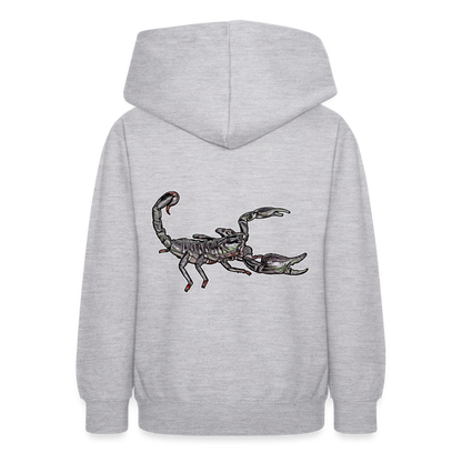 Teenager Hoodie Heterometrus silenus - Hellgrau meliert